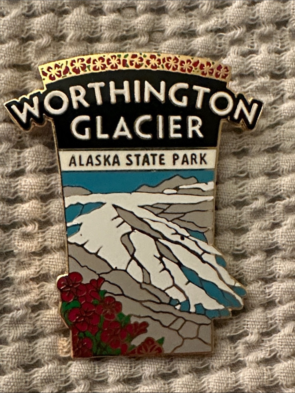 Worthington Glacier Alaska State Park Pin